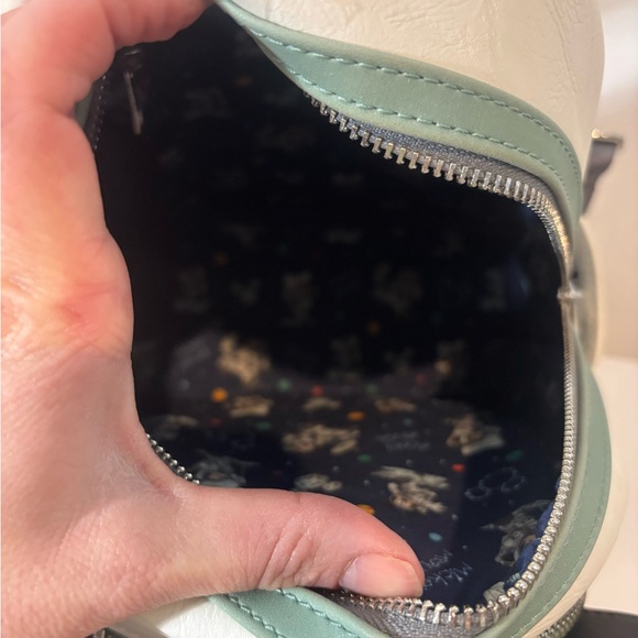 Loungefly Disney Mickey Mouse Spaceman Glow In The Dark Mini Backpack Astronaut - Picture 10 of 13